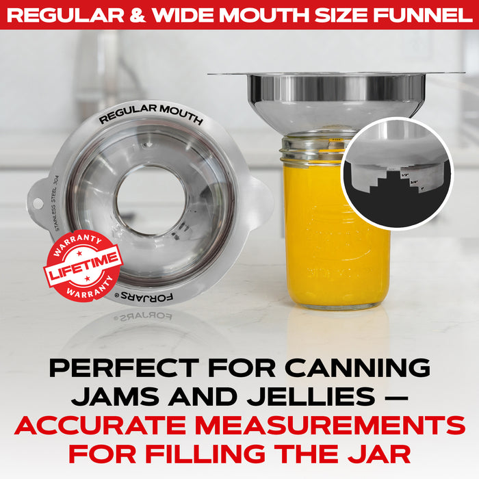 FREE Funnel Set with Your FORJARS Pressure Canner!