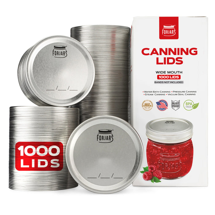 ForJars - 1000 Wide Mouth Canning Lids