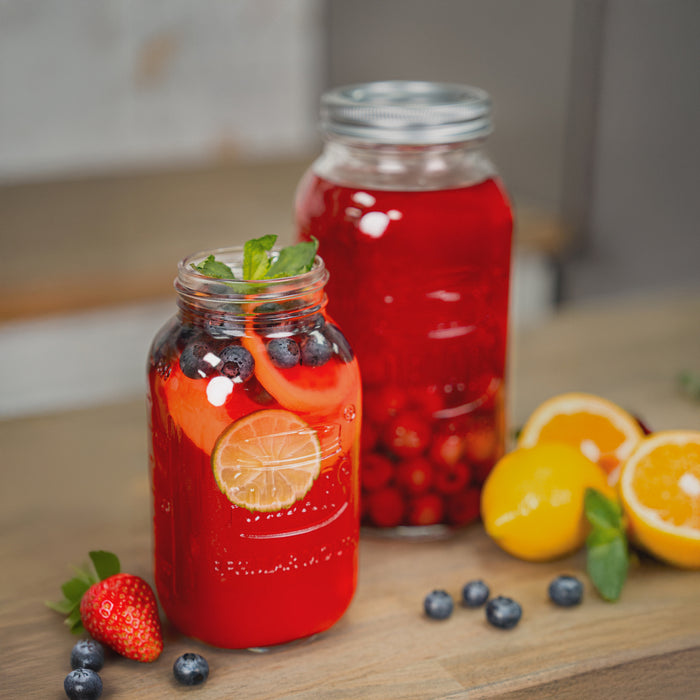 FORJARS® Premium Mason Jars – 4 oz (12-Pack) | Regular Mouth Glass Canning Jars