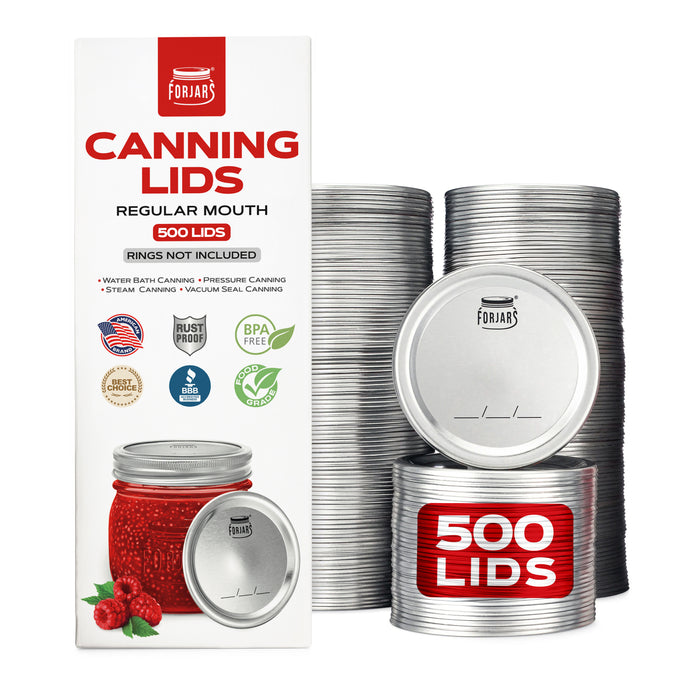 Forjars® - 500 Regular Mouth Canning Lids