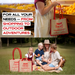 forjars reusable bag used for shopping and outdoor activities