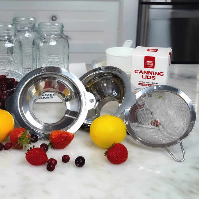 glass jar funnel